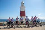 8 INTREPID CYCLISTS EMBARKED ON A GRUELLING 800-MILE ROCK TO ROCK CHALLENGE